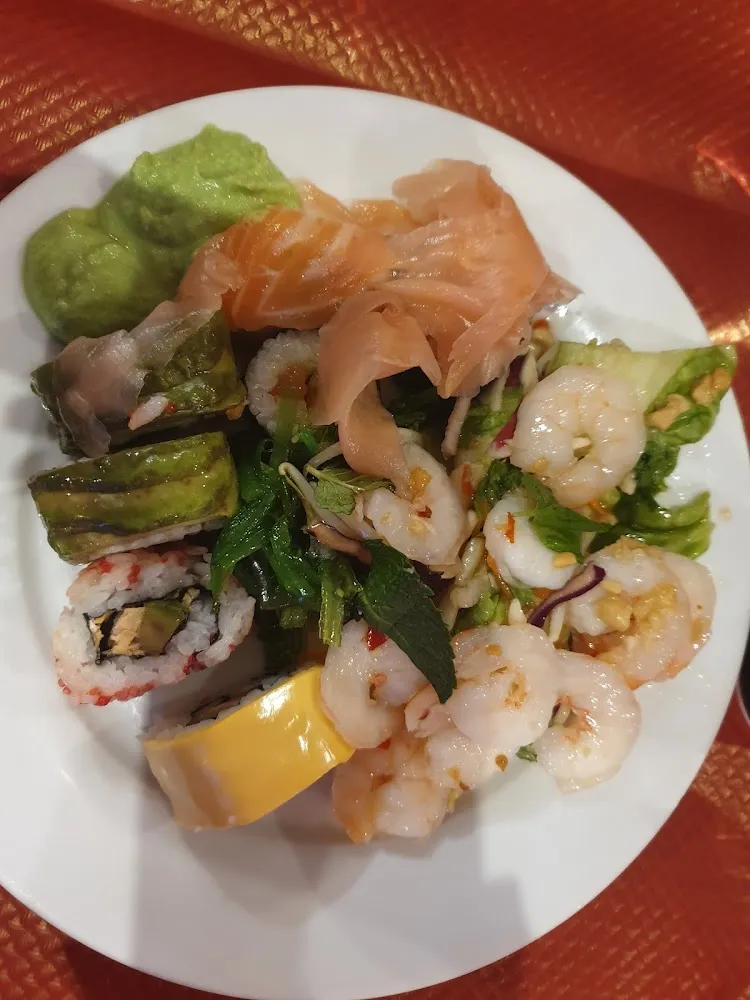 Sushis Salade de Crevettes
